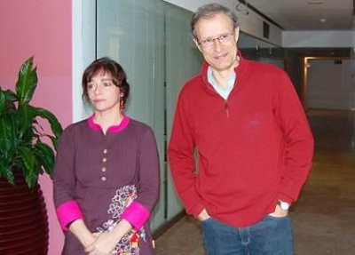 Cecília Honório e Francisco Louçã